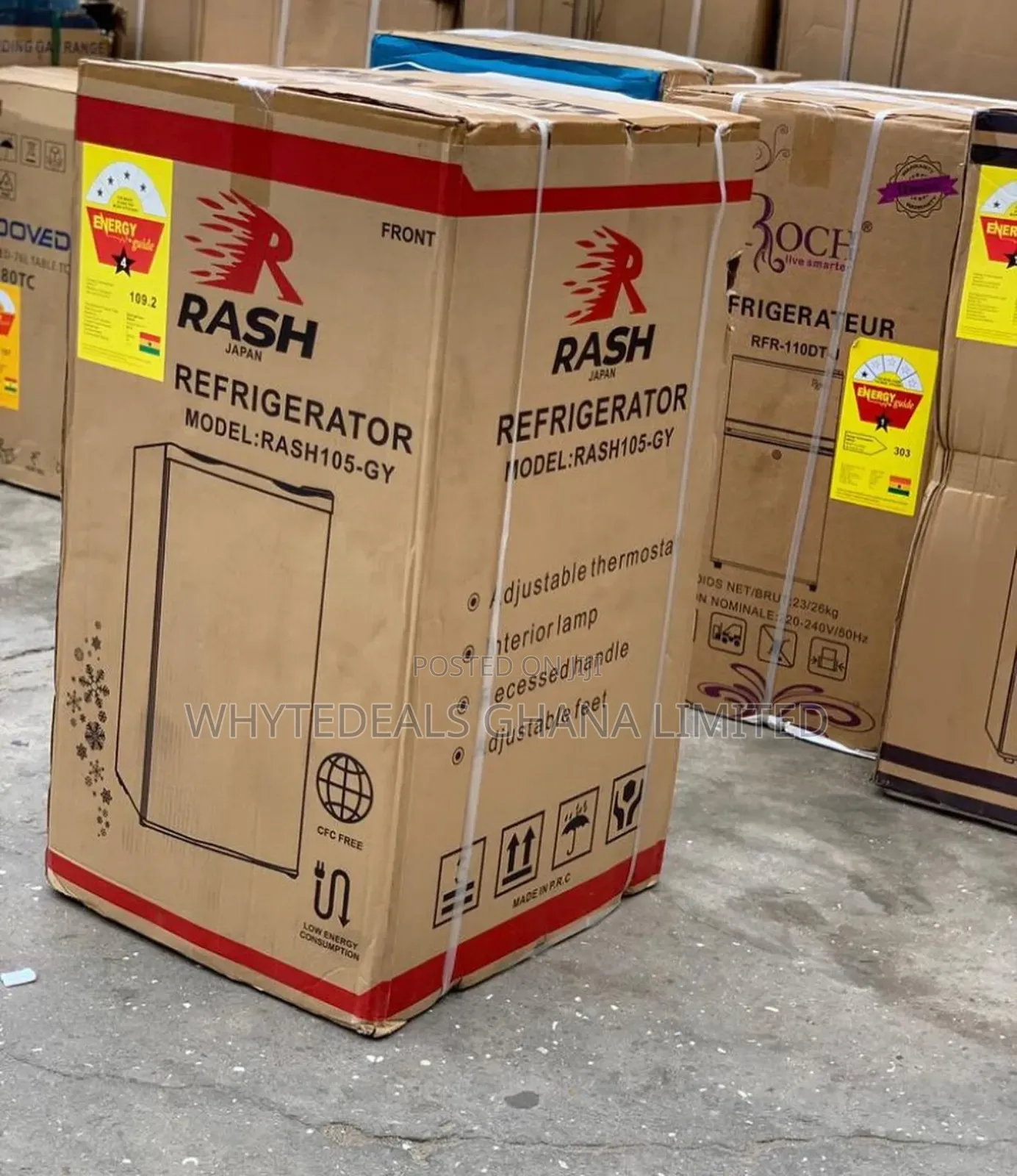 Japan Made Rash Energy Saving Table Top Refrigerator 4-Stars