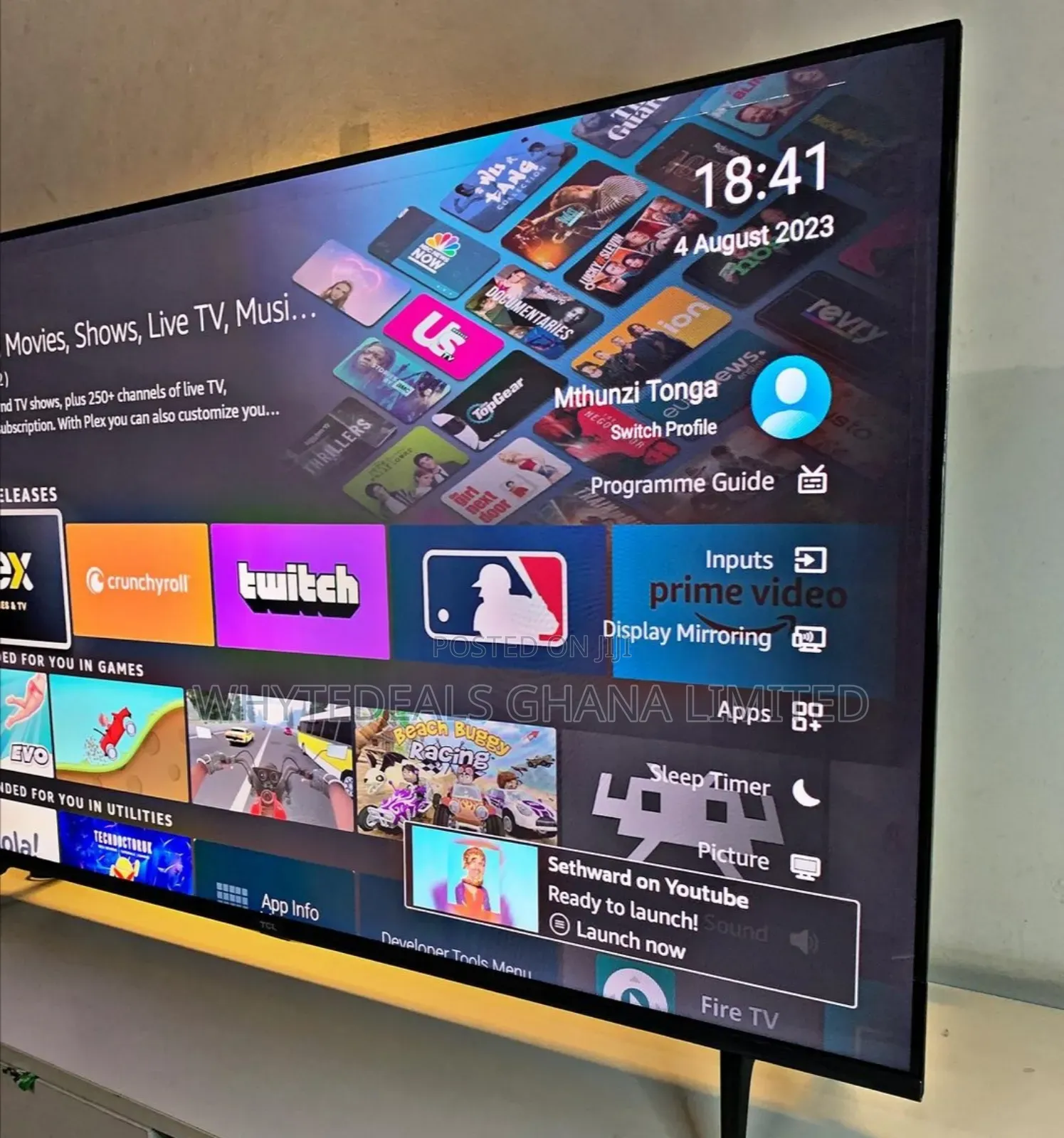 65" Tcl Smart Uhd 4k Led Tv|Voice-control|Ultra Slim|Magic Remote|2025