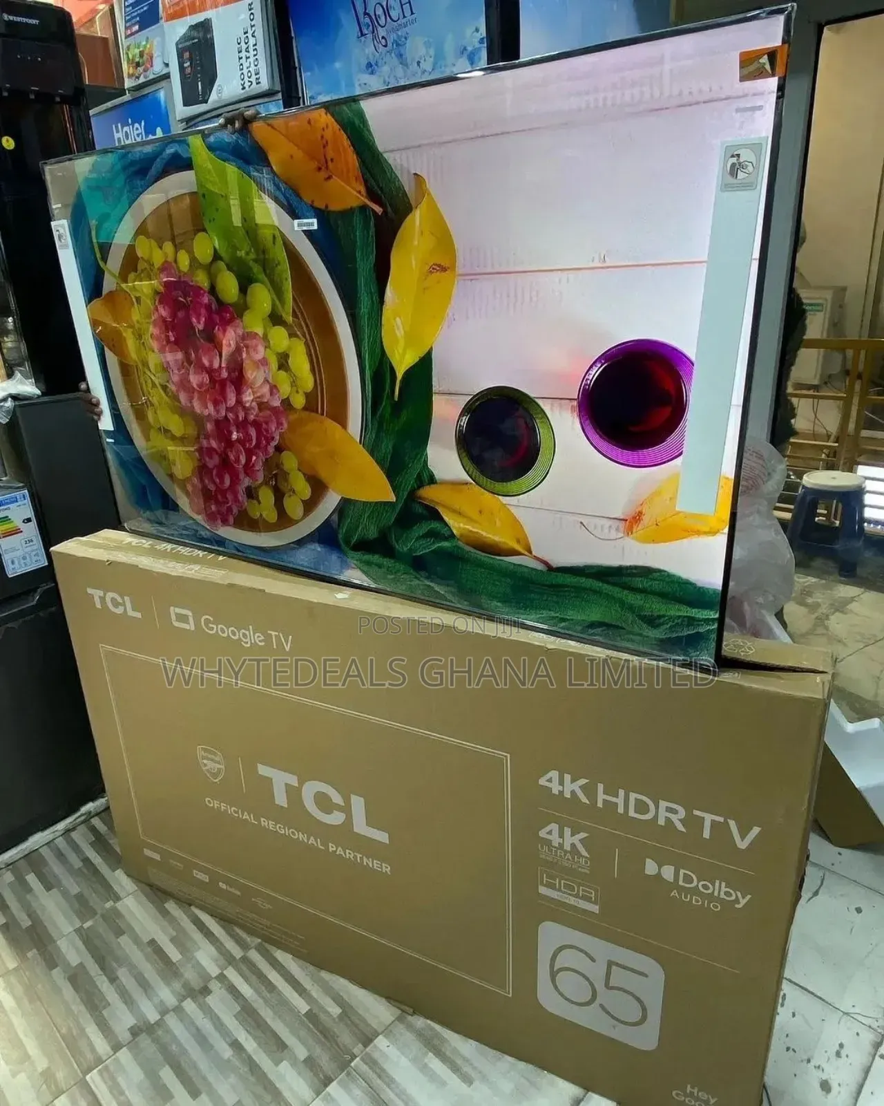 65" Tcl Smart Uhd 4k Led Tv|Voice-control|Ultra Slim|Magic Remote|2025