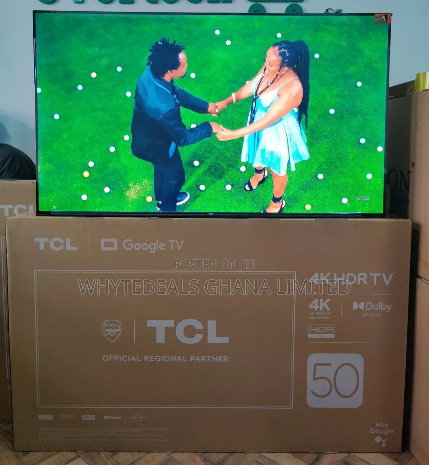 Edgeless 50” Tcl Smart Ultrahd 4k Led Tv|P735|Voice Control|Bluetooth