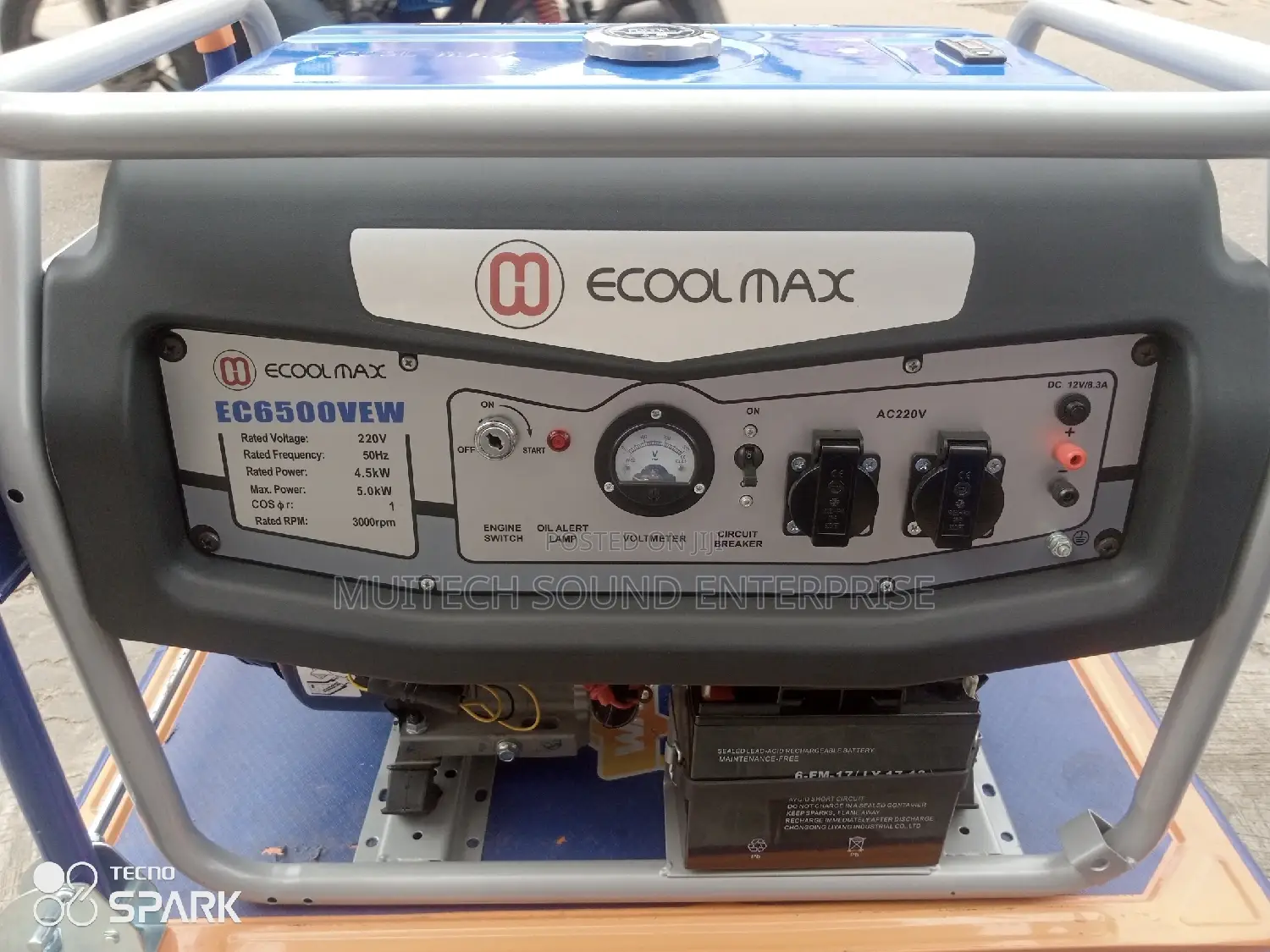 EC6500VEW Generator