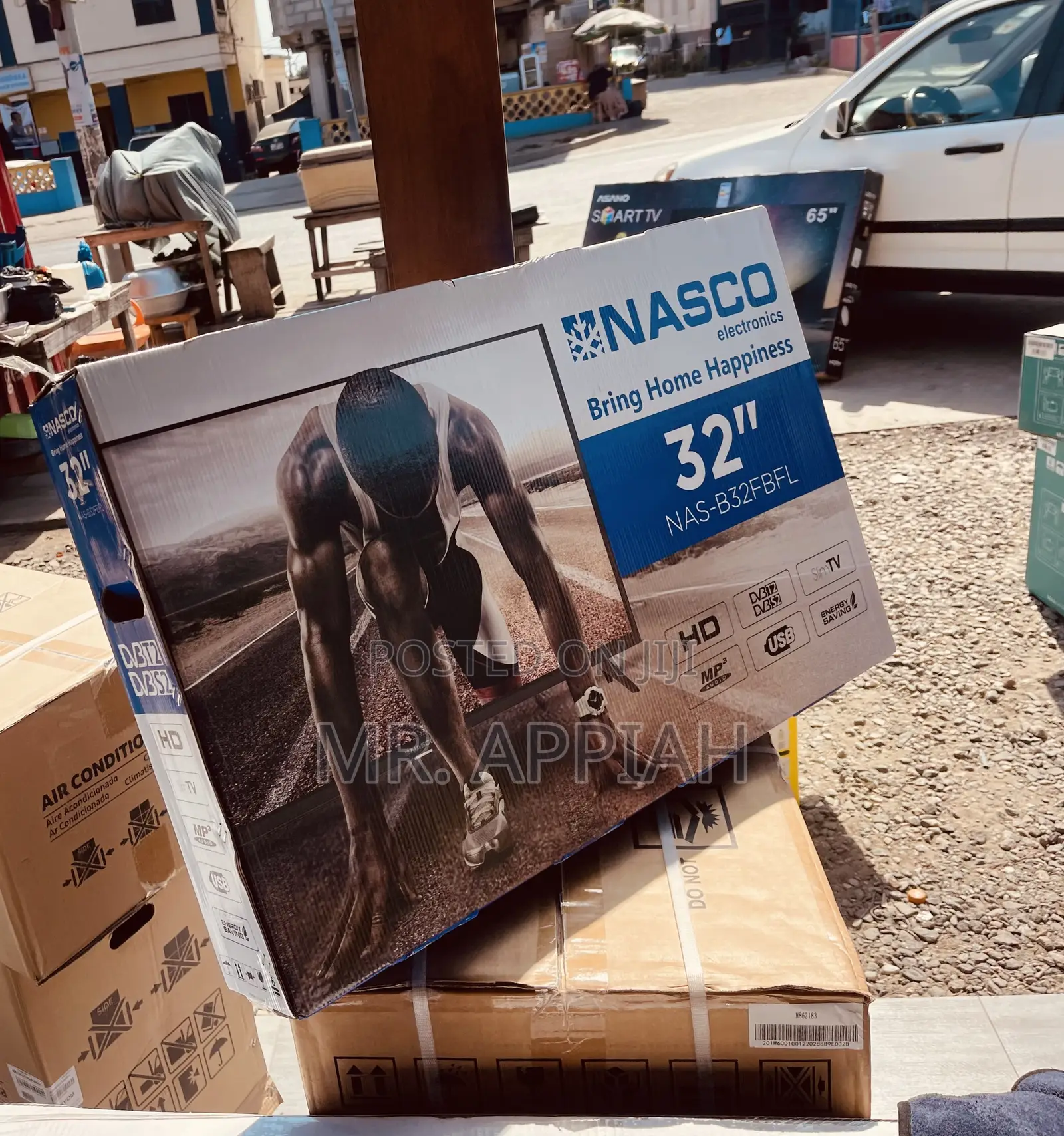 Highly Energy Saving Nasco 32” Hd Digital Satellite Tv.