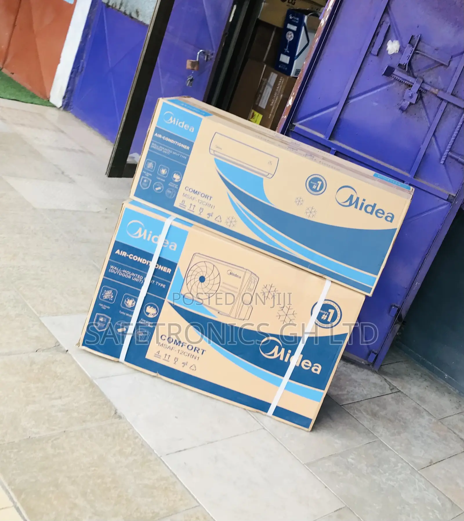 New Durable Non-Inverter 2.5 Horsepower White Midea AC 