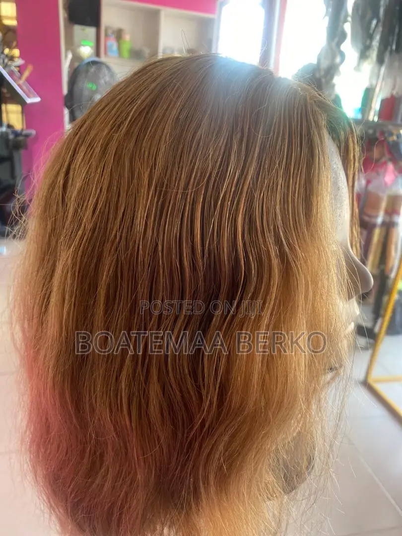 Blonde Wavy Human Hair Wig