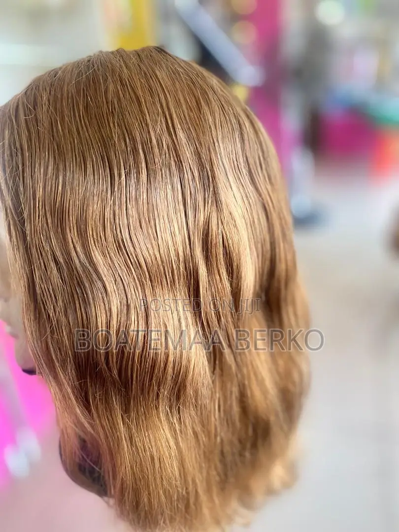 Blonde Wavy Human Hair Wig