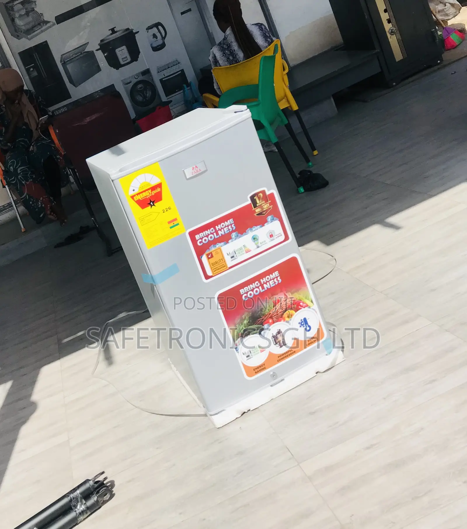  Order (Gray) Topfreezer 1 Door Zara Tabletop Fridge 