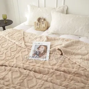 Off White Beautifully Designed Blanket