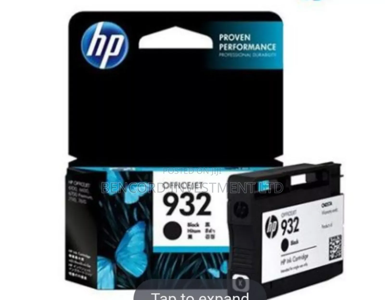 HP 932 Black Ink Catrirdge
