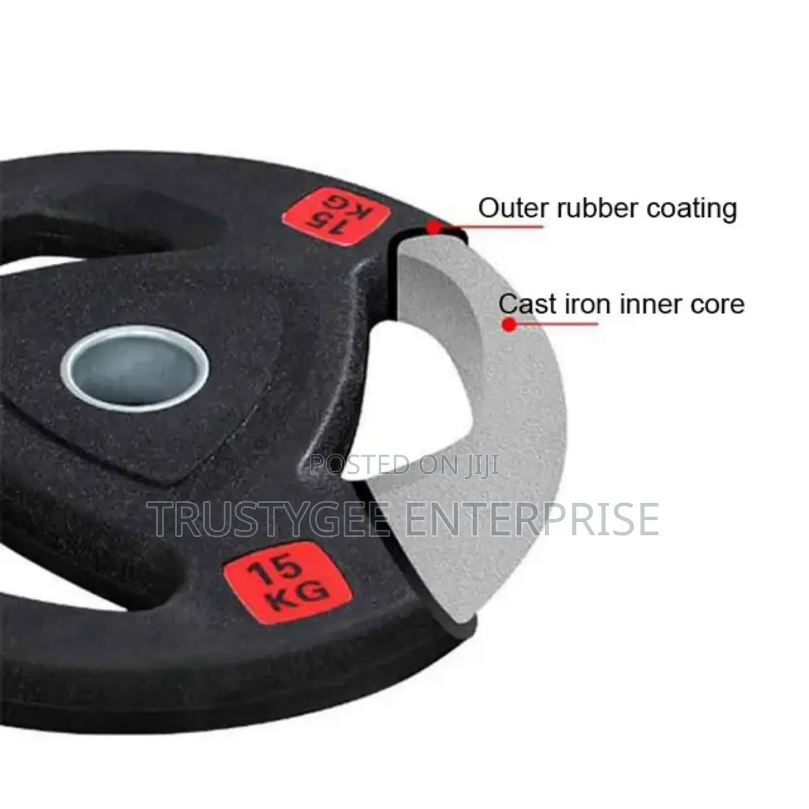 Iron Cast Barbells (100kg)