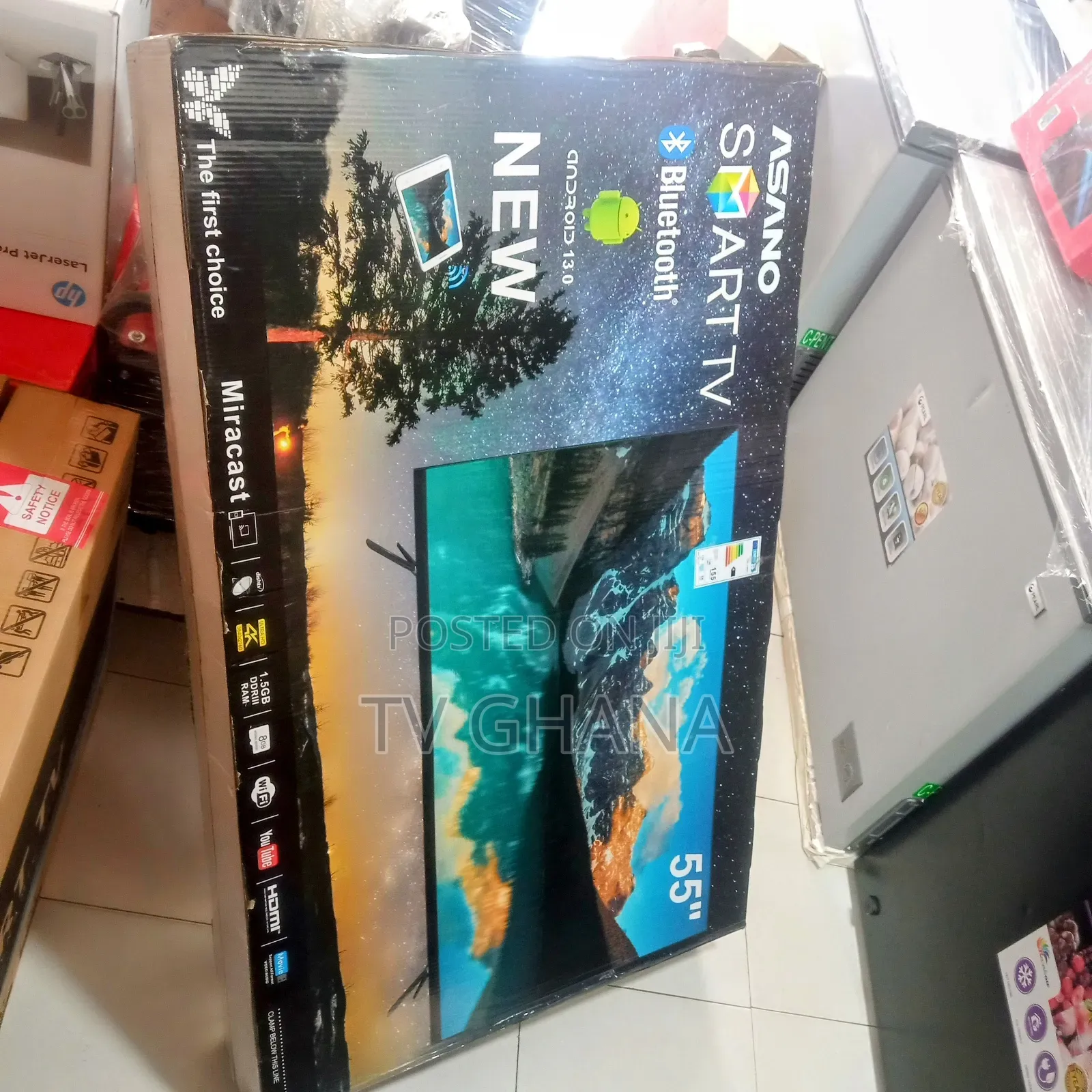 55inches Smart Asano Television 55inches Asano Television 