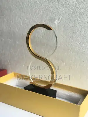 Crystal Award Plaques, Wooden Base Plaques