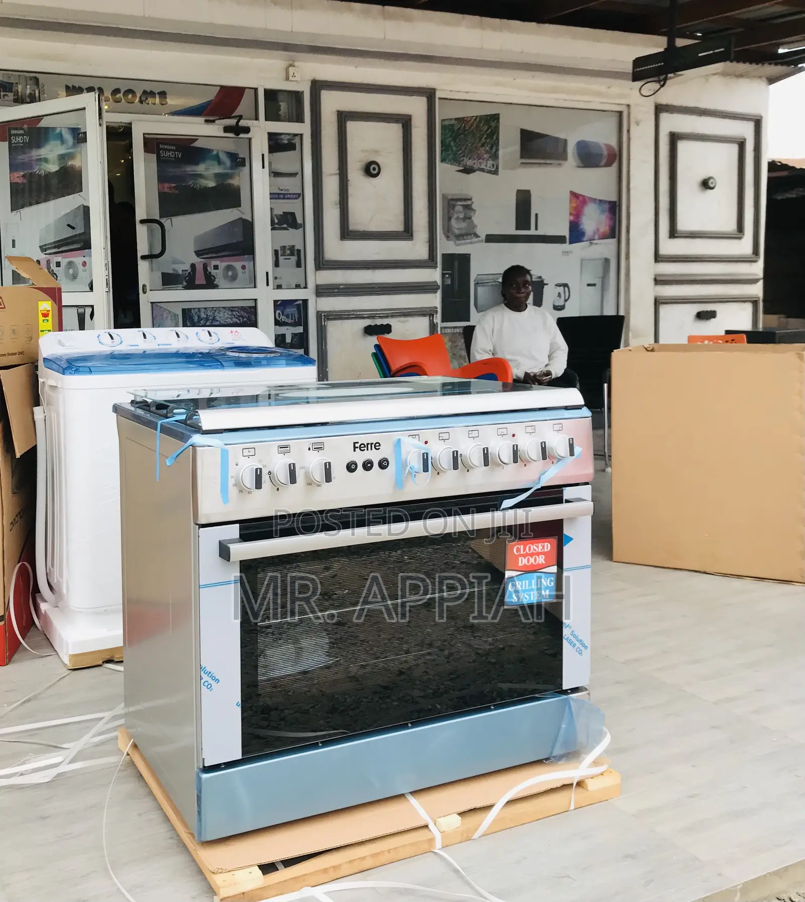 Highly Energy Saving Ferre 4 Gas 1 Electric Burner 60x90.