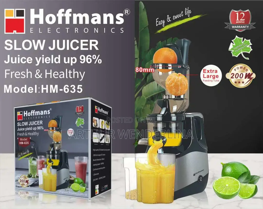Quality Hoffmans Slow Juicer Extra Large