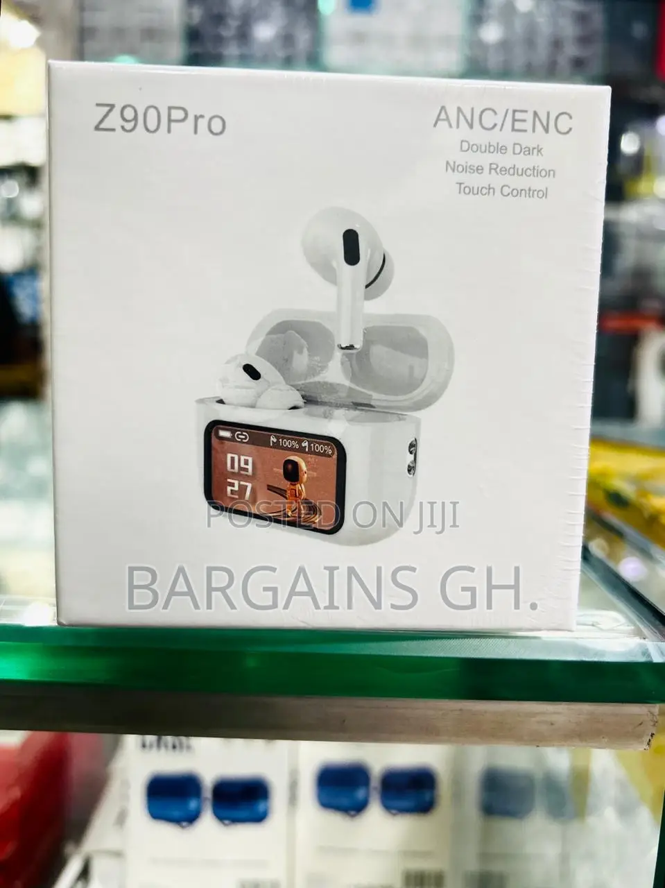 Z90 Pro Airpods With Screen and Active Noise Canceling