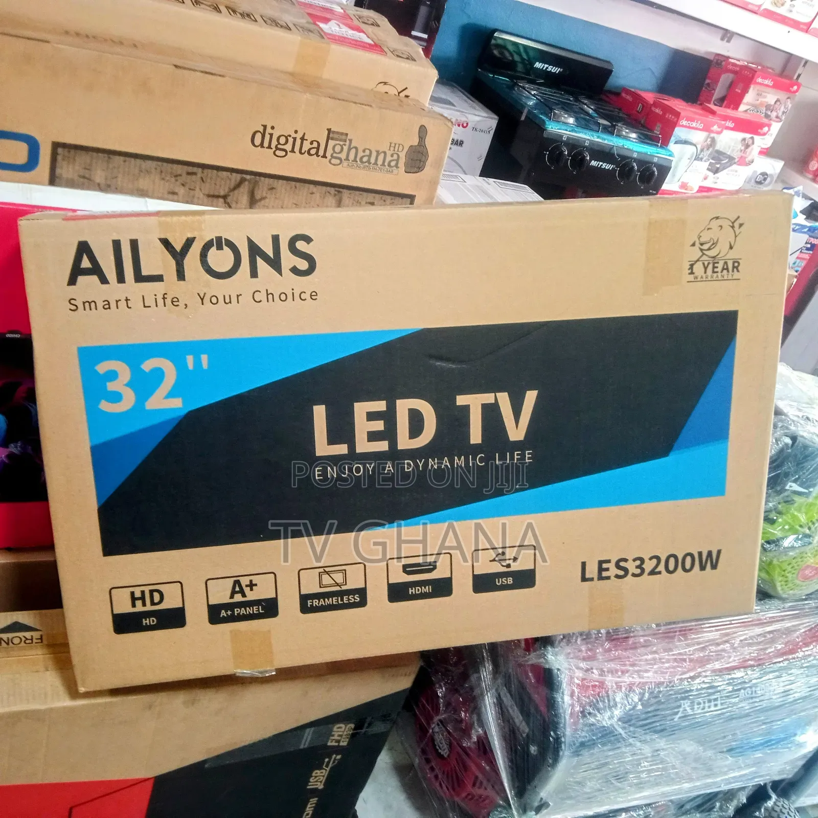 LED Ailyons 32inches Television Digital Ailyons Television