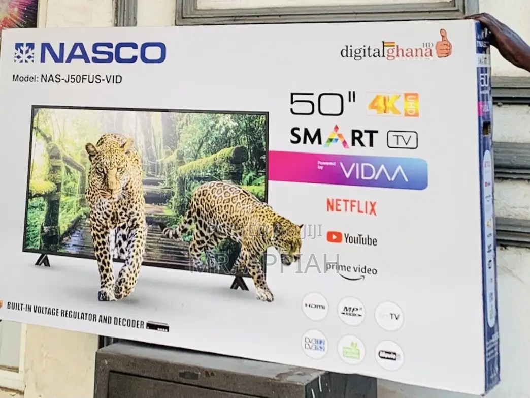 Highly Energy Saving Nasco 50 Inch Uhd Smart Tv.