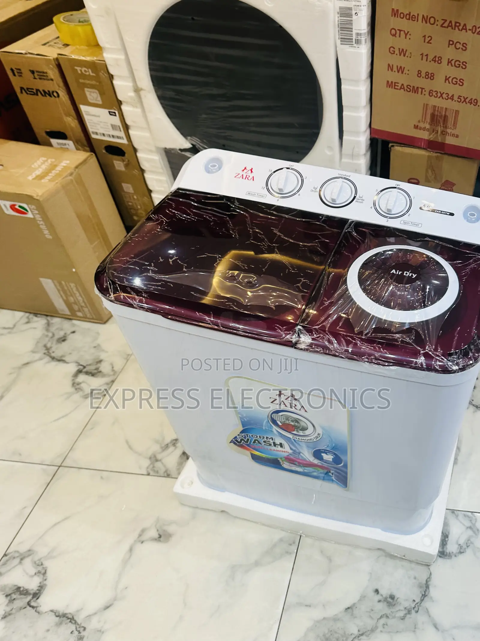 Wash and Spin Twintub Design Zara 5kg Topload