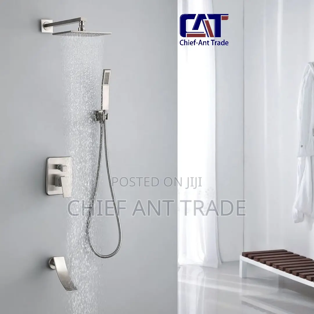 Concealed Shower Mixer (Ll9013-3c) Chrome. Wall