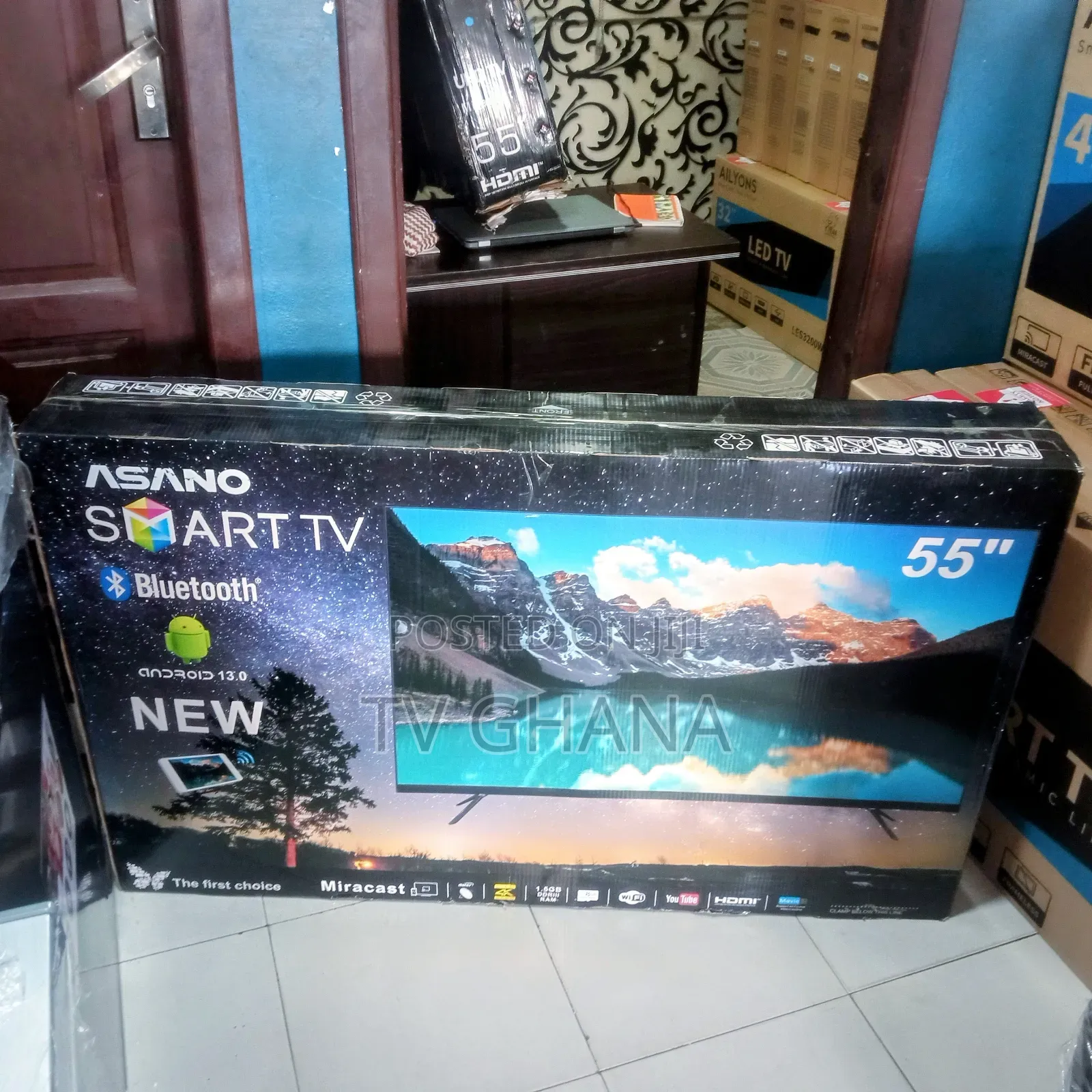 Modern 55inche Asano Smart Television Asano Smart Television