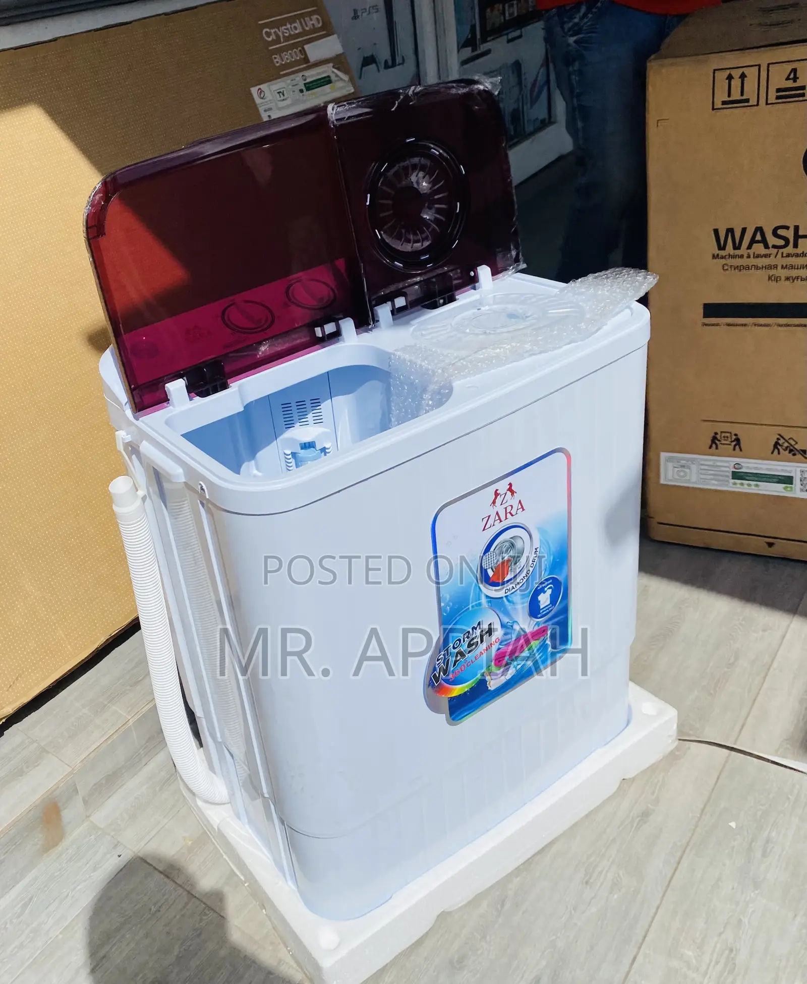 Highly Energy Saving Zara 5kg Top Load Washing Machine.