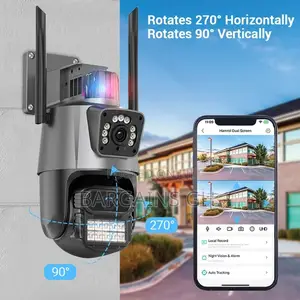 Dual Lens Waterproof Smart CCTV Camera 8MP