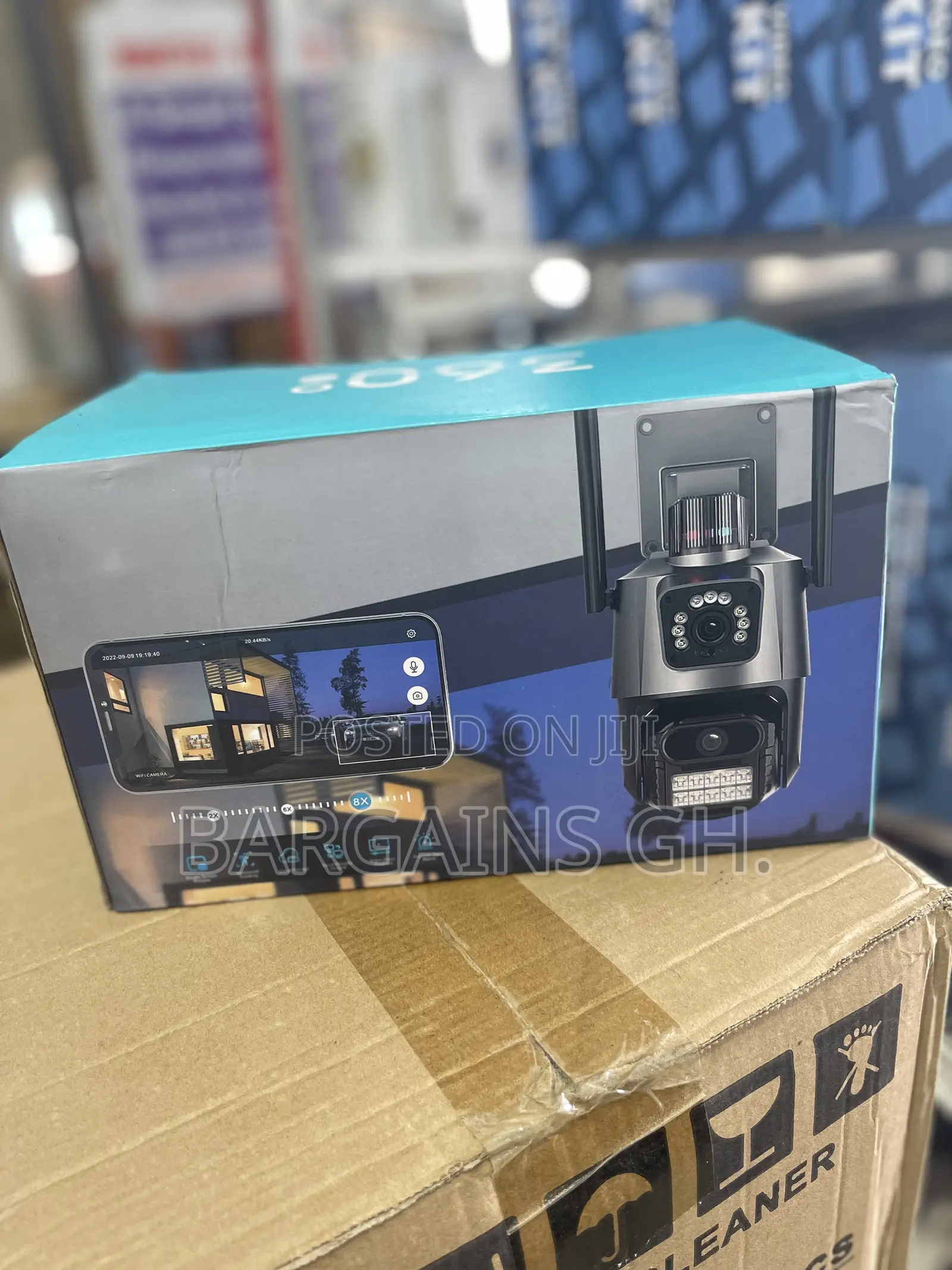 Dual Lens Waterproof Smart CCTV Camera 8MP