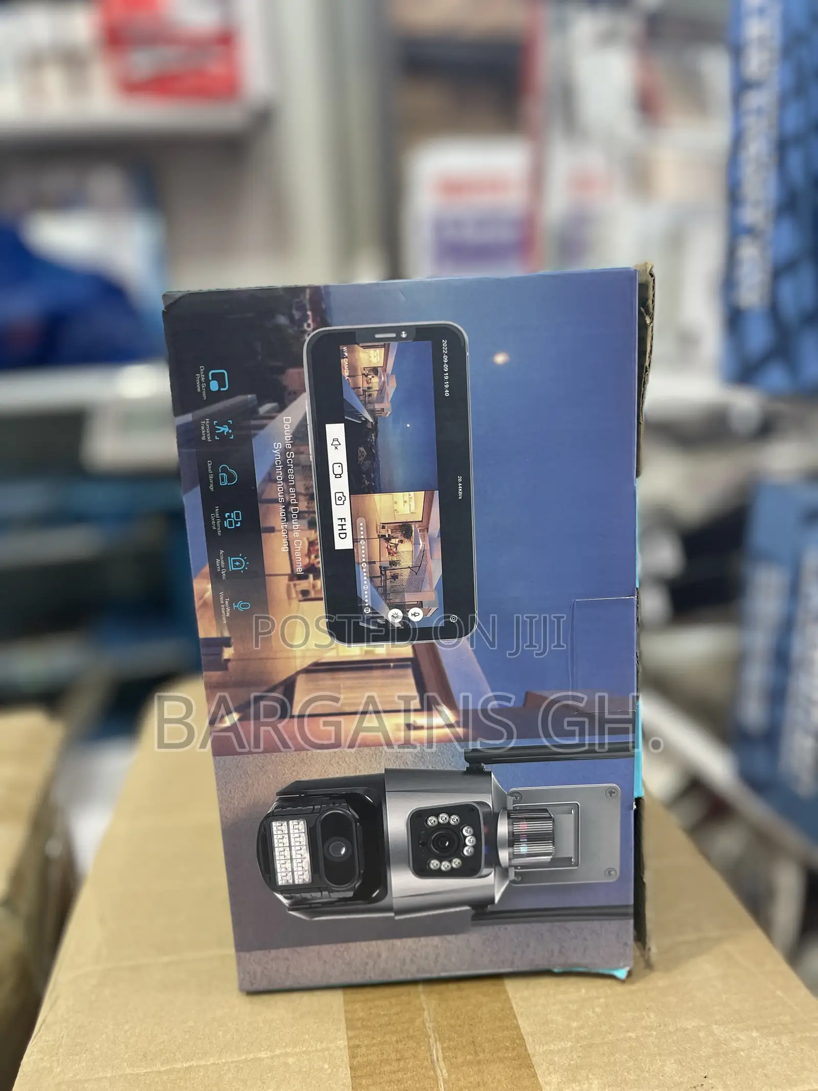 Dual Lens Waterproof Smart CCTV Camera 8MP