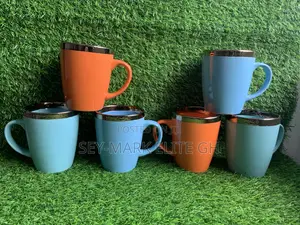 2pcs Colorful Ceramic Mugs
