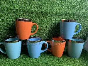 2pcs Colorful Ceramic Mugs