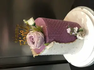 Purple and White Theme Cake
