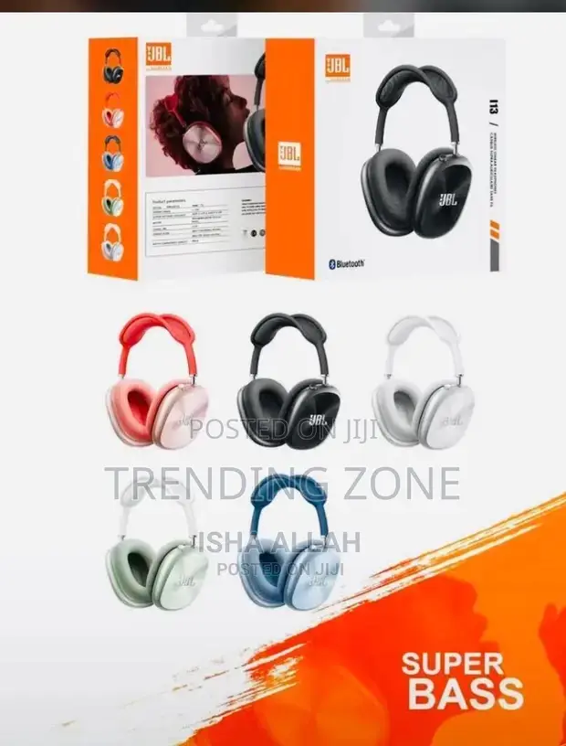 JBL Super Bass Wireless Bluetooth Headset
