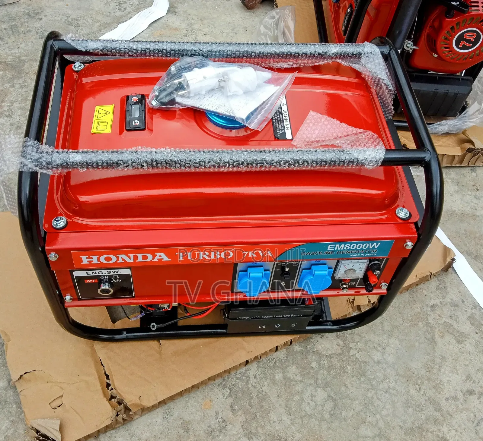 7kva Petrol Honda Generator Key Start Generator 8000watt New