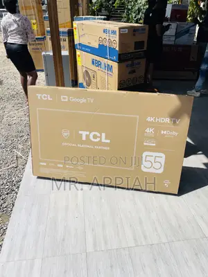 Durable TCL 55p635 55” Smart HDR Frameless Google Tv.