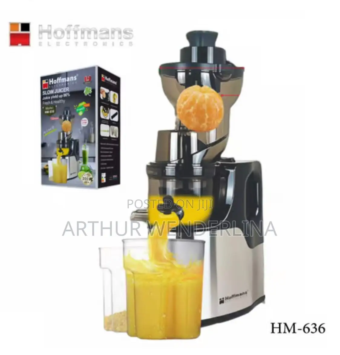 Quality Hoffmans Slow Juicer Extra Large