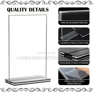 A4 Acrylic Decca (Table Sign Display)