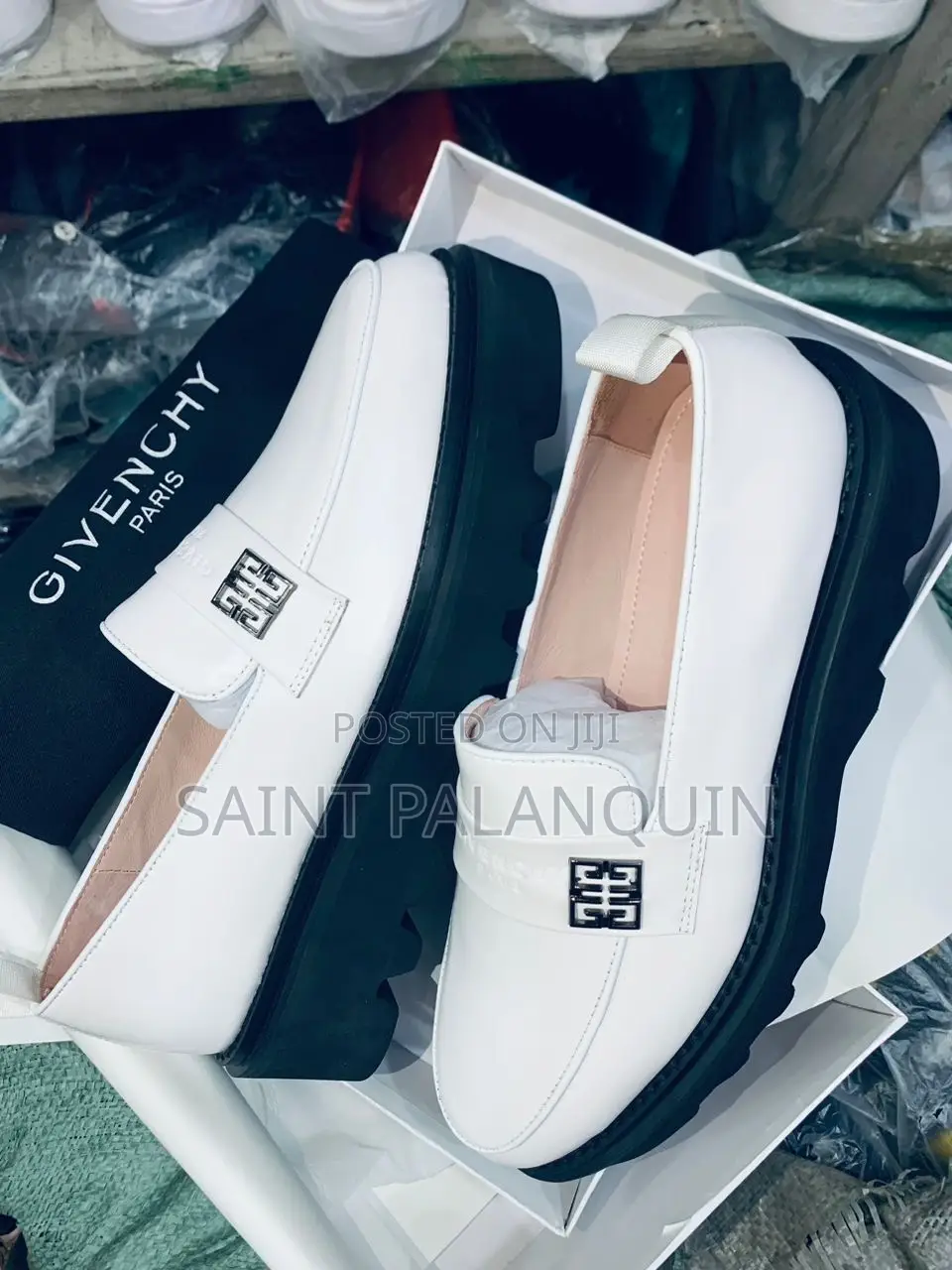 White Givenchy Loafers