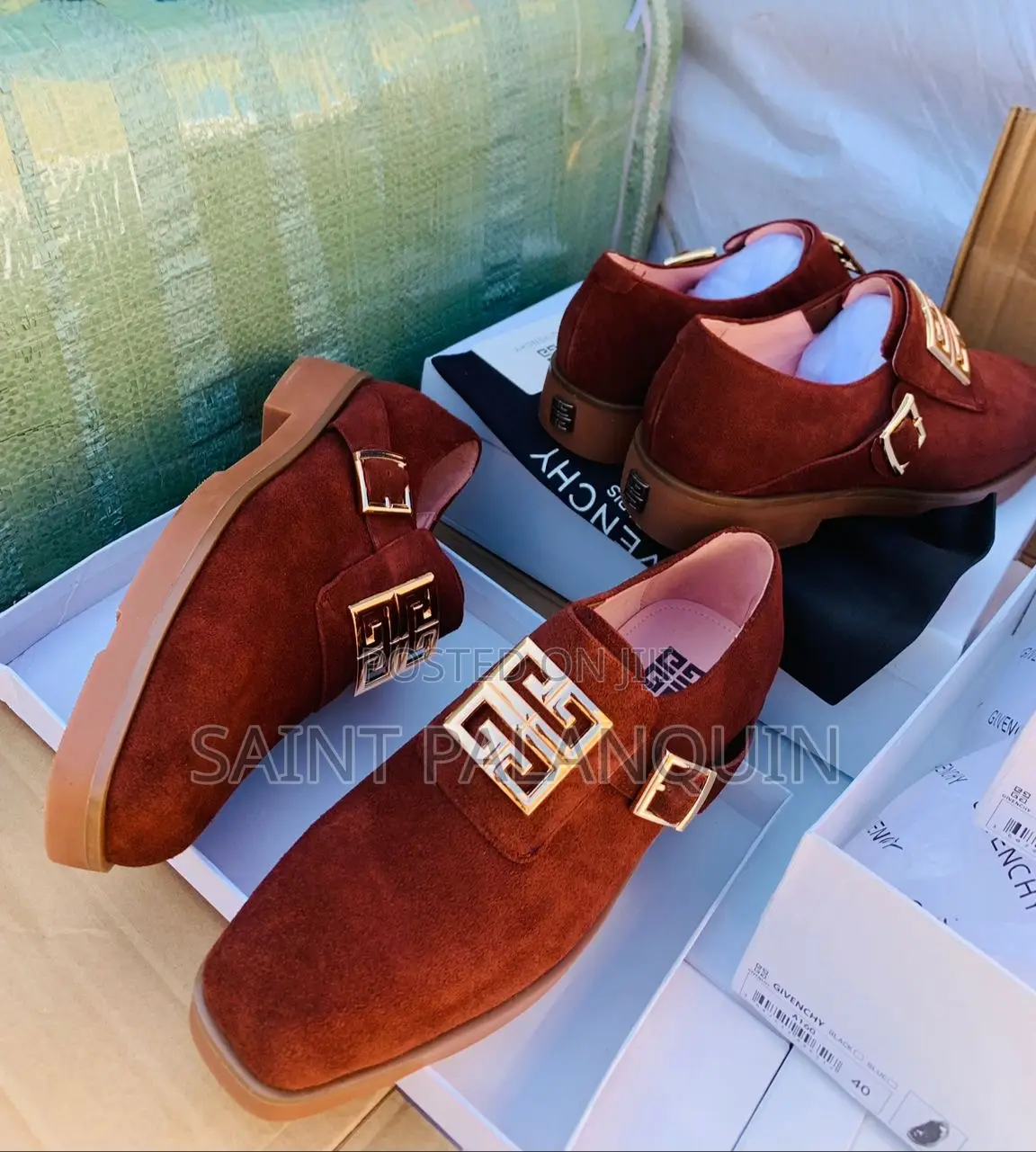 Brown Suede Givenchy Shoe