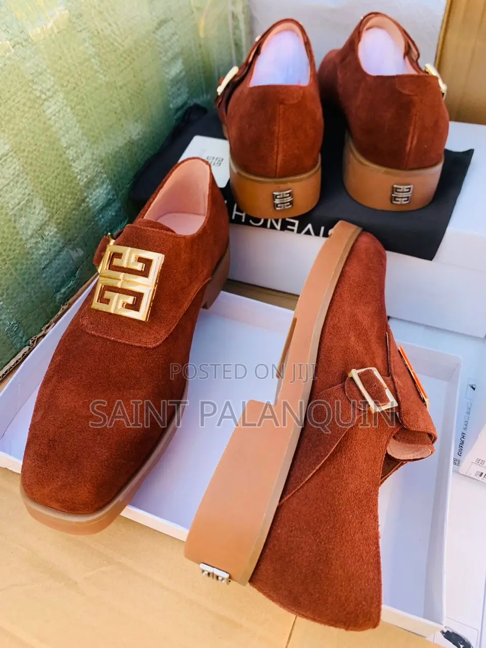 Brown Suede Givenchy Shoe