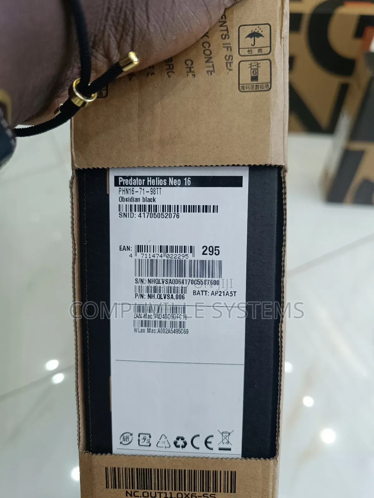 New Laptop Acer Predator Helios Neo 16 32GB Intel Core i9 SSD 1T