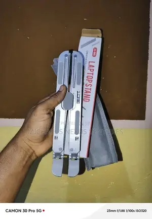 Metallic Laptop Stand