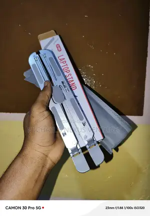 Metallic Laptop Stand
