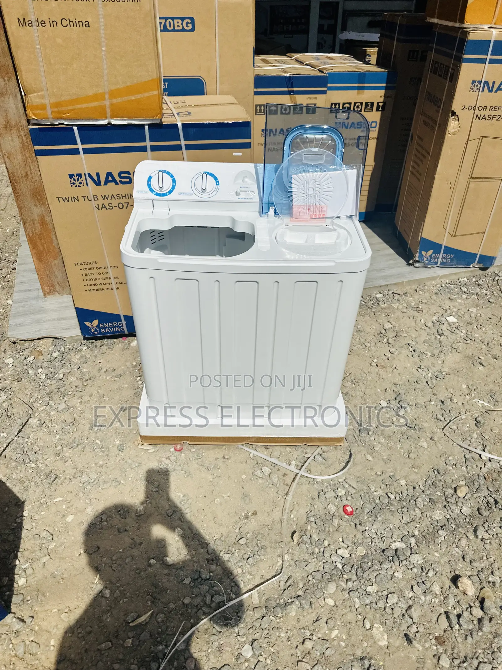 Semi Automatic Washing Machine 7kg Topload Twintub Nasco