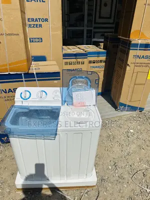 7kg Topload Washing Machine Nasco Semi Automatic White