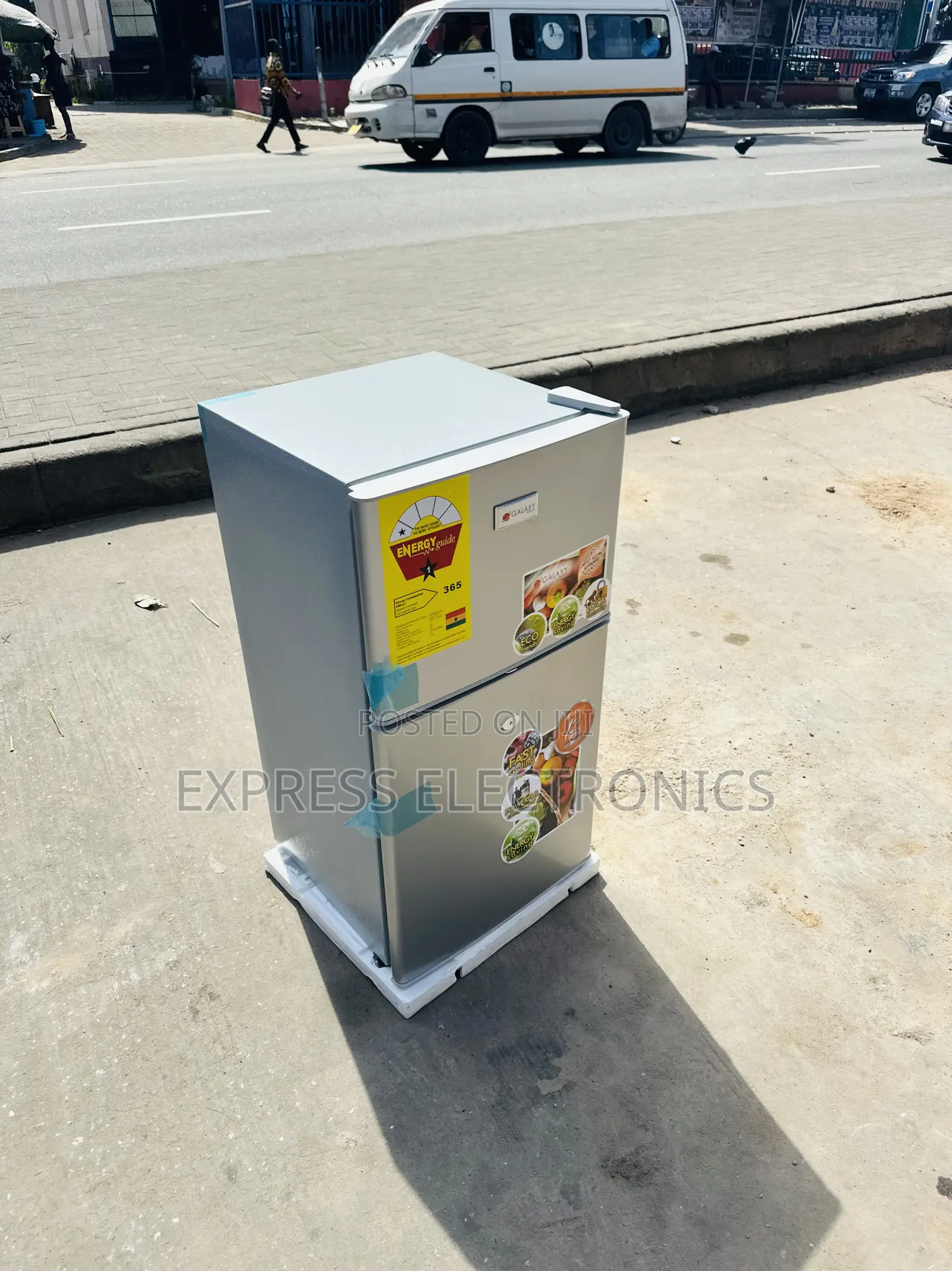 Zealous Sleek New Galaxy Table Top Fridge Double Door