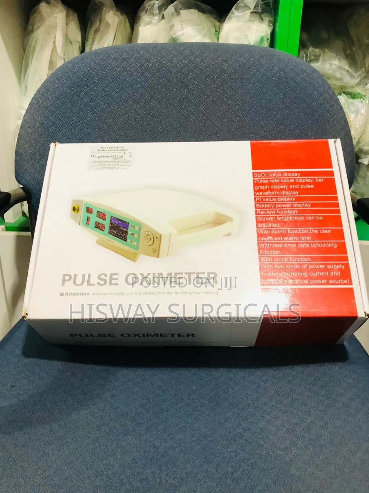 Pulse Oximeter Desktop (Green Life)