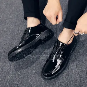 Luxury Bright Leather Shoes for Men
