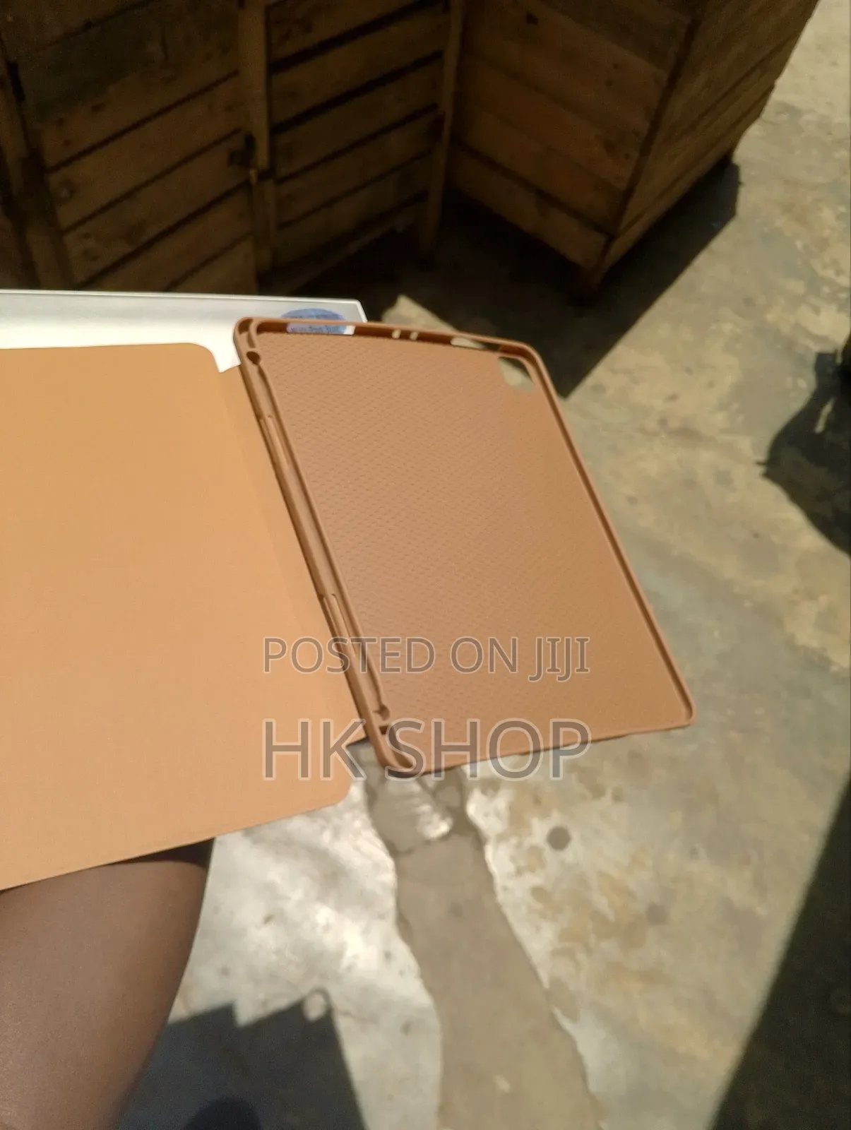Brown Leather Case for iPad Pro 12.9 Inch With Pen Space