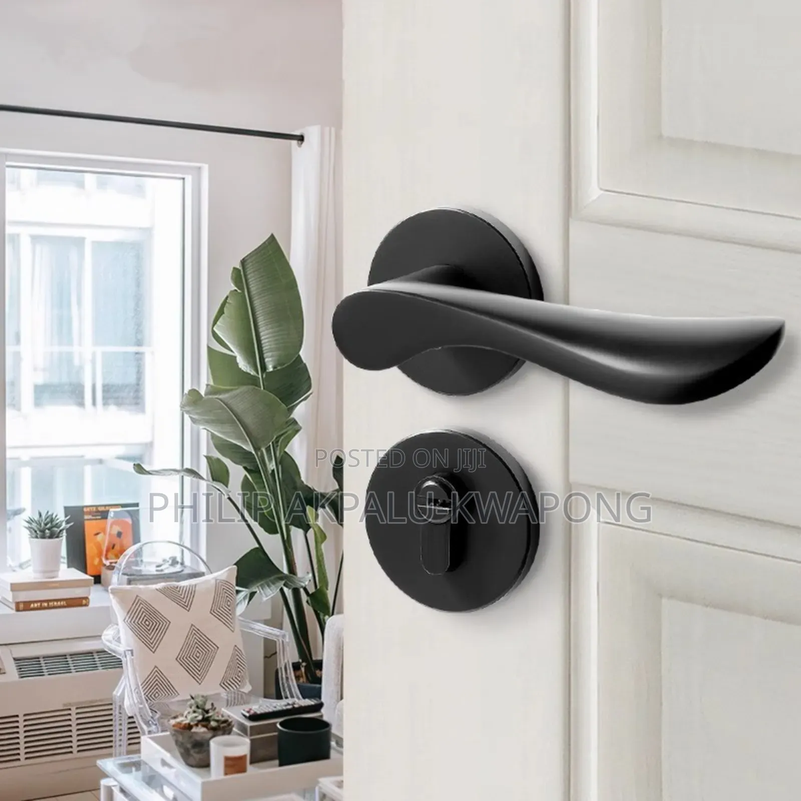 Door Lock Matt Black Mortise Lock