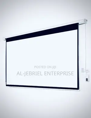 Wide Electronic Projector Screen 300”X300” With Remote