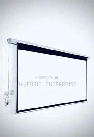Wide Electronic Projector Screen 300”X300” With Remote